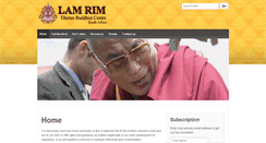 Desktop Screenshot of lamrim.co.za
