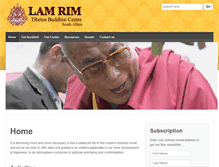 Tablet Screenshot of lamrim.co.za